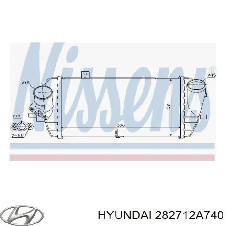 Chłodnica intercoolera Hyundai/Kia 282712A740 cena, od 121,01 USD
