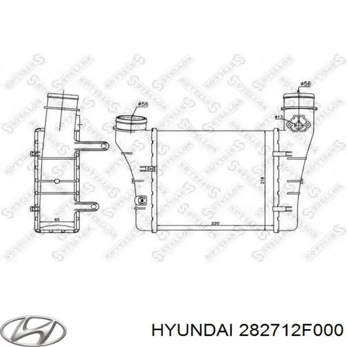 Chłodnica intercoolera Hyundai/Kia 282712F000 cena, od 211,12 USD