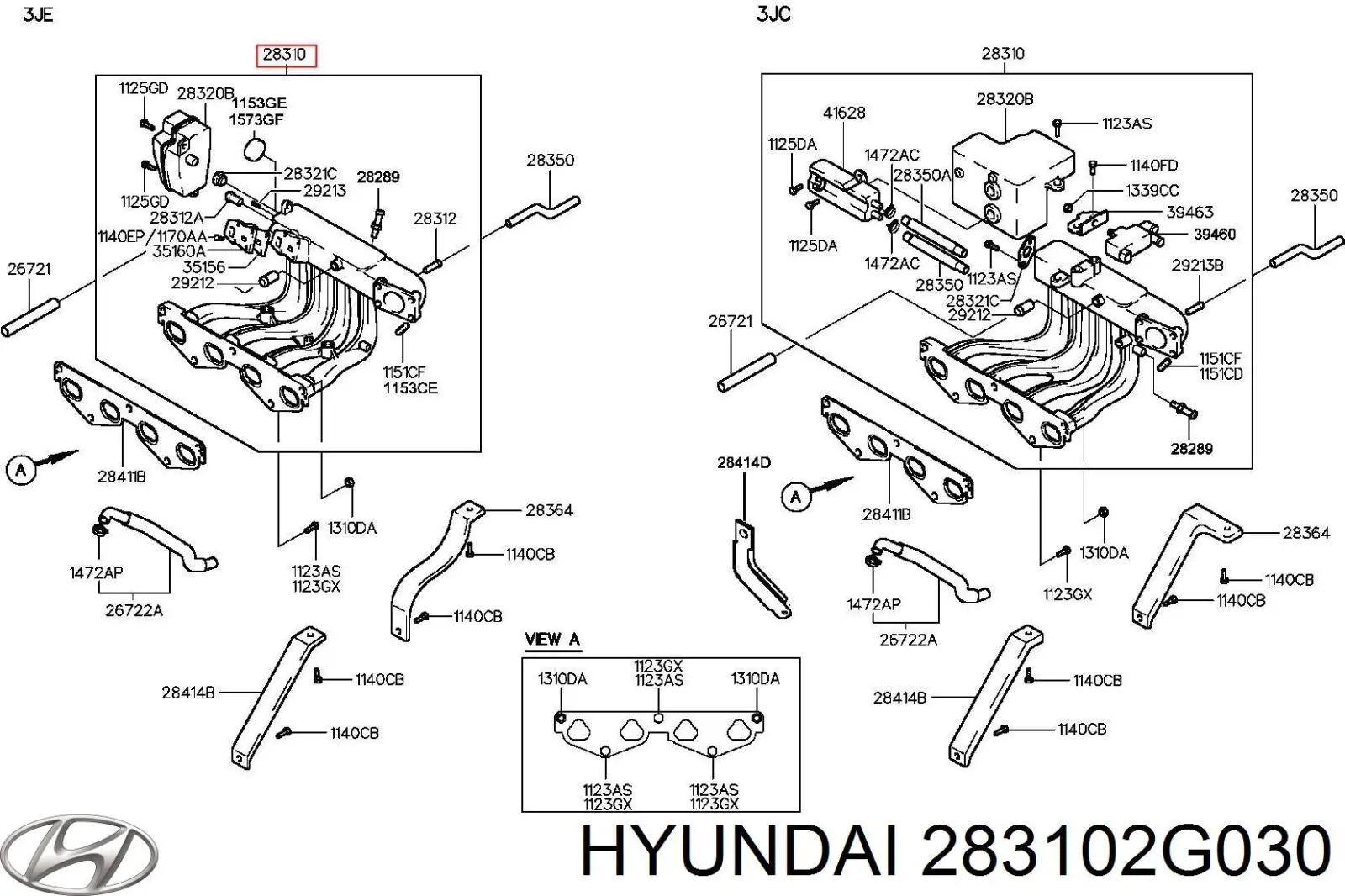 Kolektor ssący do Hyundai Sonata VI YF
