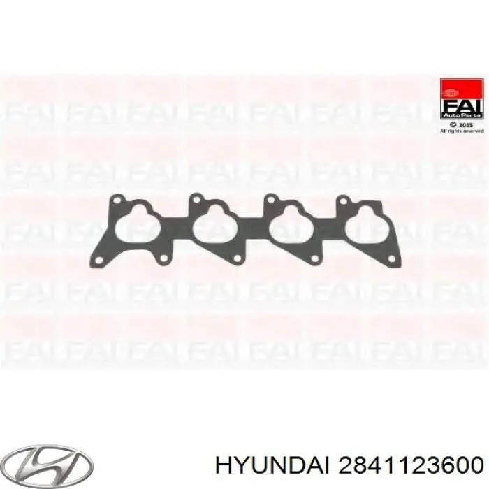 Do koszyka 2841123600 Hyundai/Kia Uszczelka kolektora ssącego