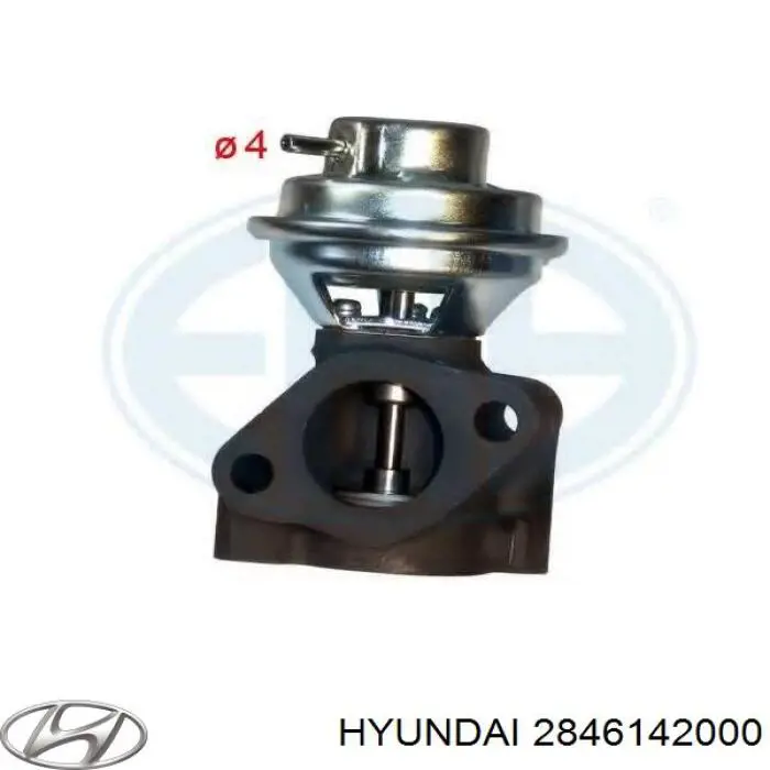 Zawór recyrkulacji spalin EGR do Hyundai H-1 STAREX Starex A1
