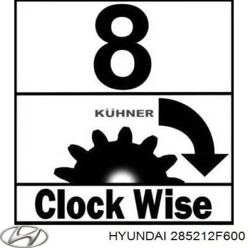 Uszczelka kolektora wydechowego 285212F600 Hyundai/Kia