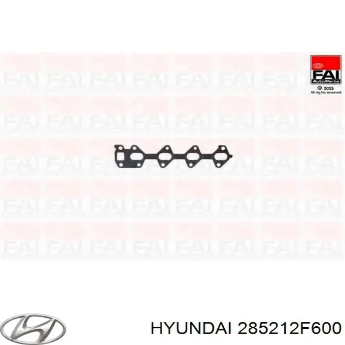 Uszczelka kolektora wydechowego Hyundai/Kia 285212F600 cena, od 5,36 USD