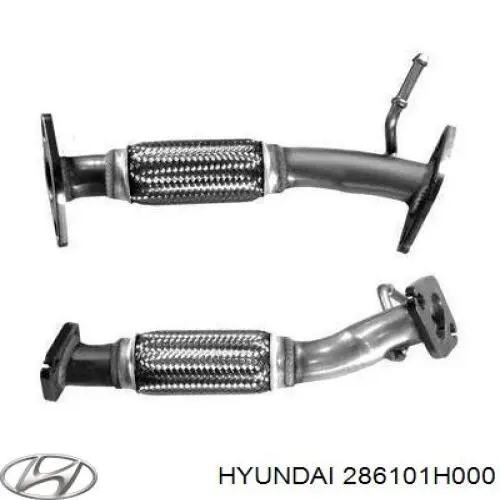 Rura wydechowa, od katalizatora do tłumika Hyundai/Kia 286101H000 cena, od 40,40 USD