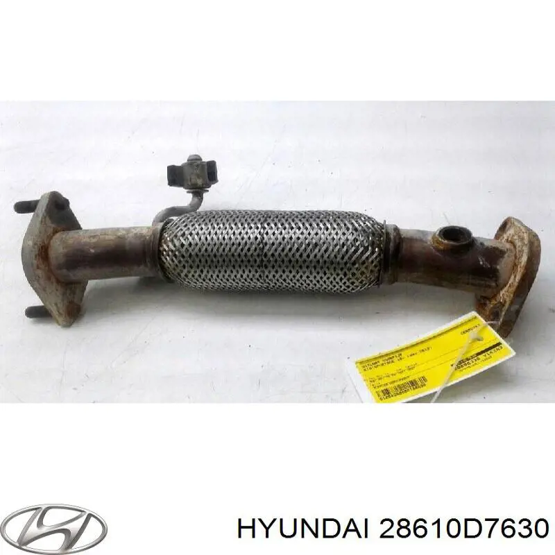 28610D7630 Hyundai/Kia Przedni rura przyjęcia (kalesony) tłumika