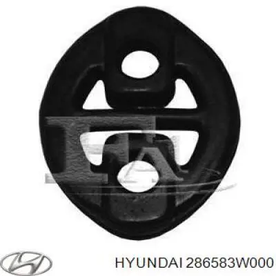 Do koszyka 286583W000 Hyundai/Kia Poduszka mocowania tłumika