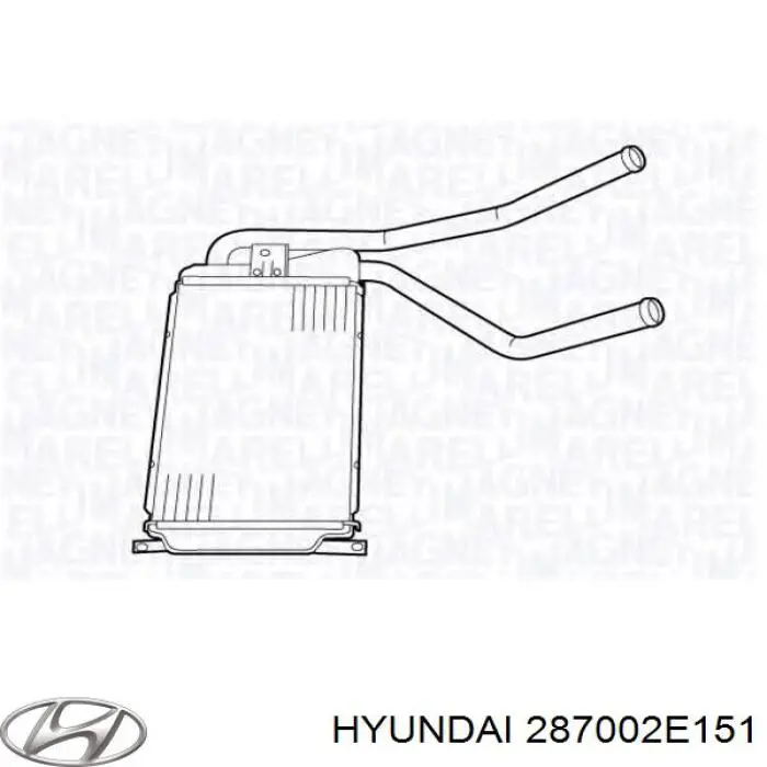 Tłumik, tylna część Hyundai/Kia 287002E151 cena, od 135,51 USD