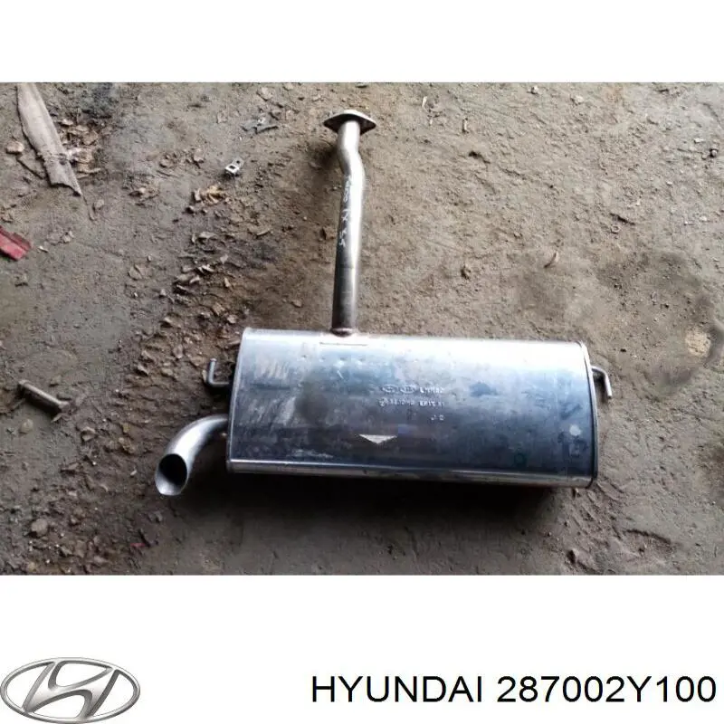 Tłumik, tylna część Hyundai/Kia 287002Y100 cena, od 171,22 USD