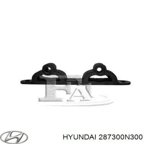 Tłumik, tylna część Hyundai/Kia 287300N300 cena, od 160,03 USD