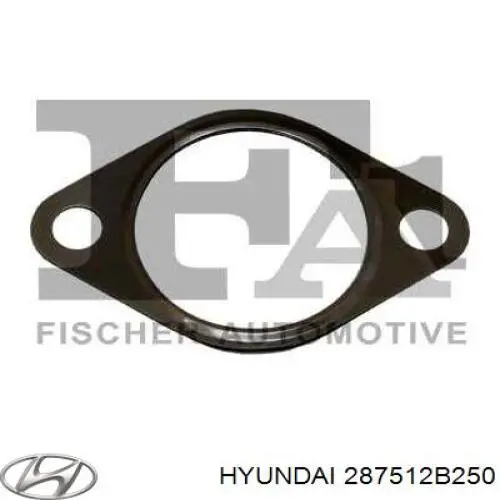 Do koszyka 287512B250 Hyundai/Kia Uszczelka rury odbiornika tłumika