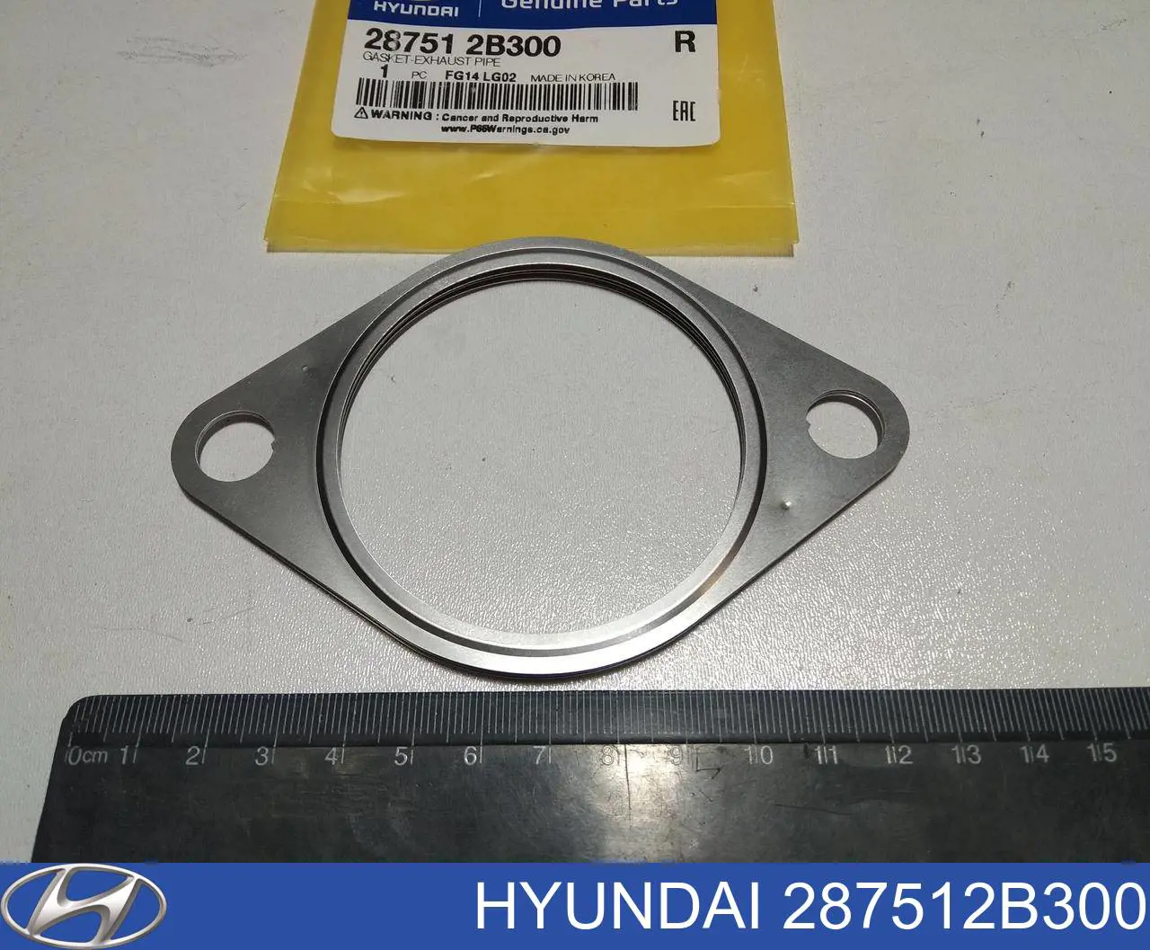 Uszczelka rury odbiornika tłumika Hyundai/Kia 287512B300 cena, od 7,53 USD
