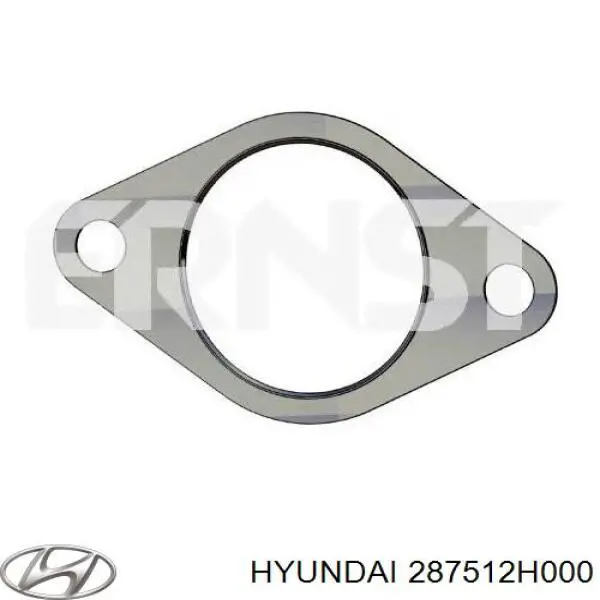 Do koszyka 287512H000 Hyundai/Kia Uszczelka rury odbiornika tłumika