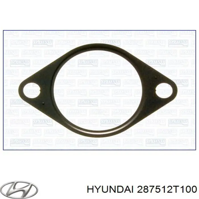 Do koszyka 287512T100 Hyundai/Kia Uszczelka rury odbiornika tłumika