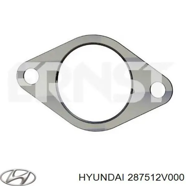 287512V000 Hyundai/Kia uszczelka rury odbiornika tłumika