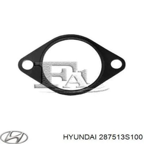 Do koszyka 287513S100 Hyundai/Kia Uszczelka rury odbiornika tłumika