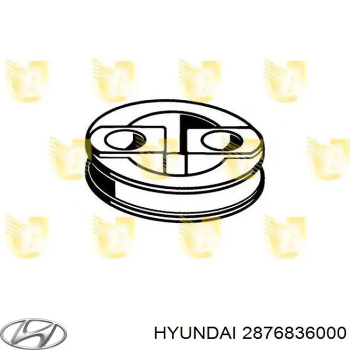 2876836000 Hyundai/Kia poduszka mocowania tłumika