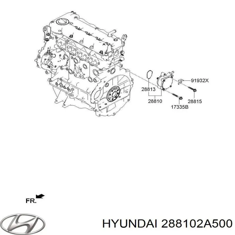 Pompa podciśnienia Hyundai/Kia 288102A500 cena, od 86,68 USD