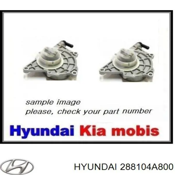 Do koszyka 288104A800 Hyundai/Kia Pompa podciśnienia