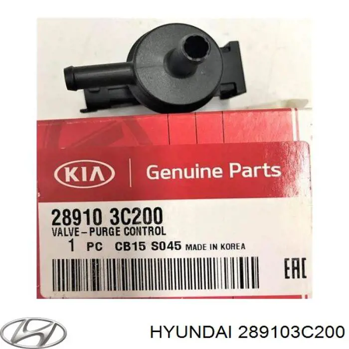 Zawór pochłaniacza oparów paliwa Hyundai/Kia 289103C200 cena, od 7,84 USD