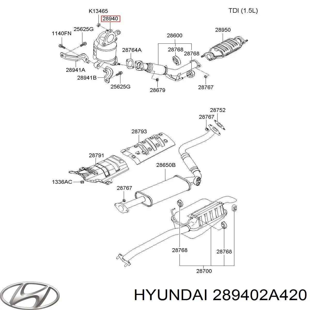 Konwerter-katalizator do KIA Rio II JB