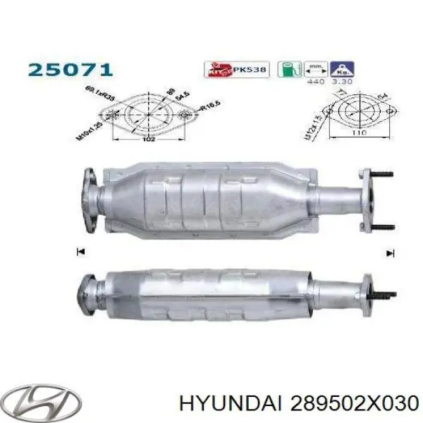 Konwerter-katalizator KIA Shuma II hatchback (FB) (2001 - 2004) cena, od 634,86 USD