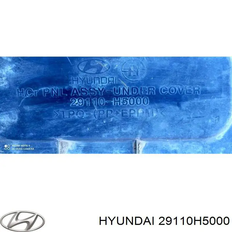 Osłona silnika, miski (przedziału silnika) Hyundai Accent IV sedana (SB) (2014 - 2017) cena, od 62,07 USD