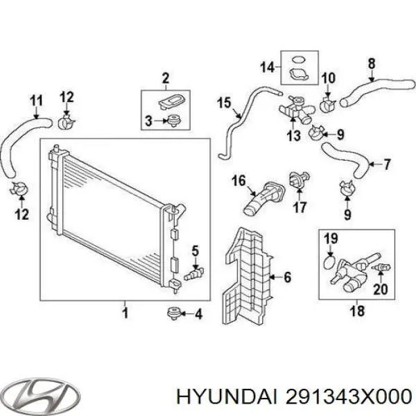 Kierownica powietrza (deflektor) chodnicy prawa Hyundai Elantra 5 (MD)