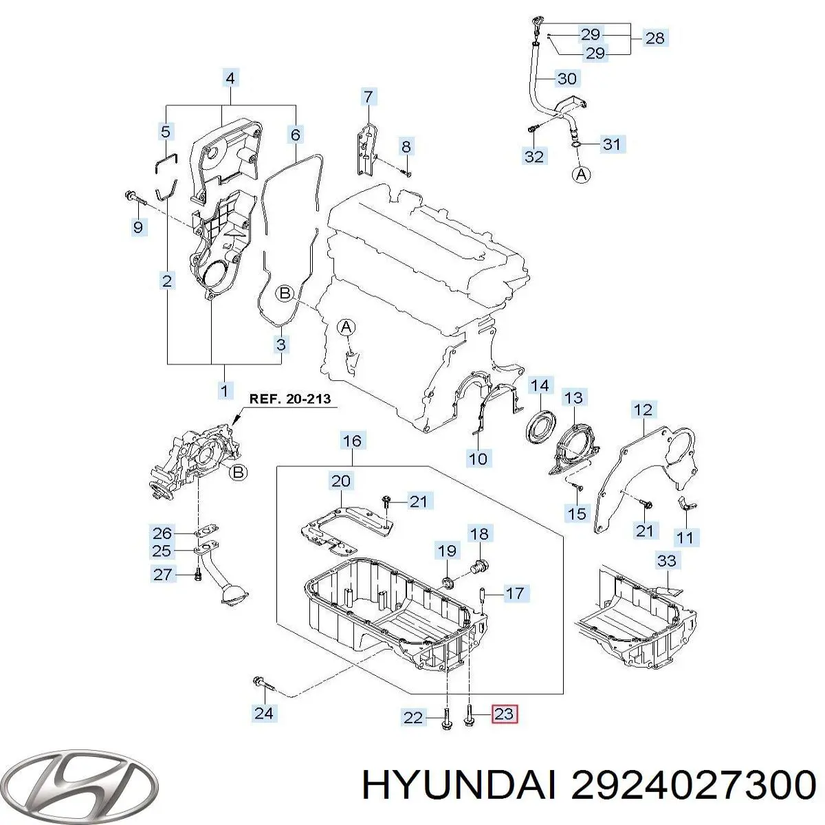 Pokrywa silnika dekoracyjna do KIA Sportage II JE