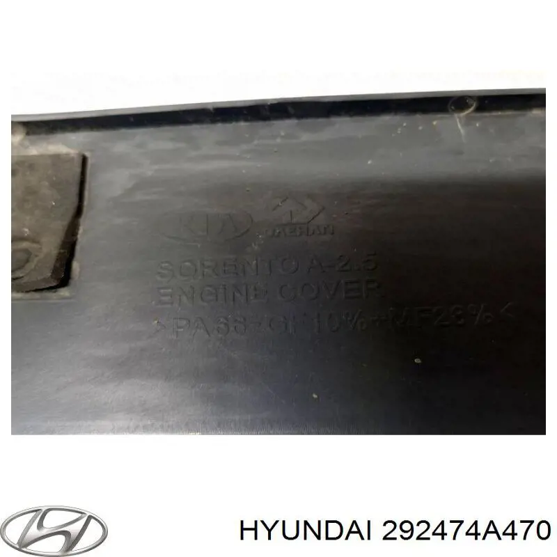  Pokrywa silnika dekoracyjna KIA Sorento 1