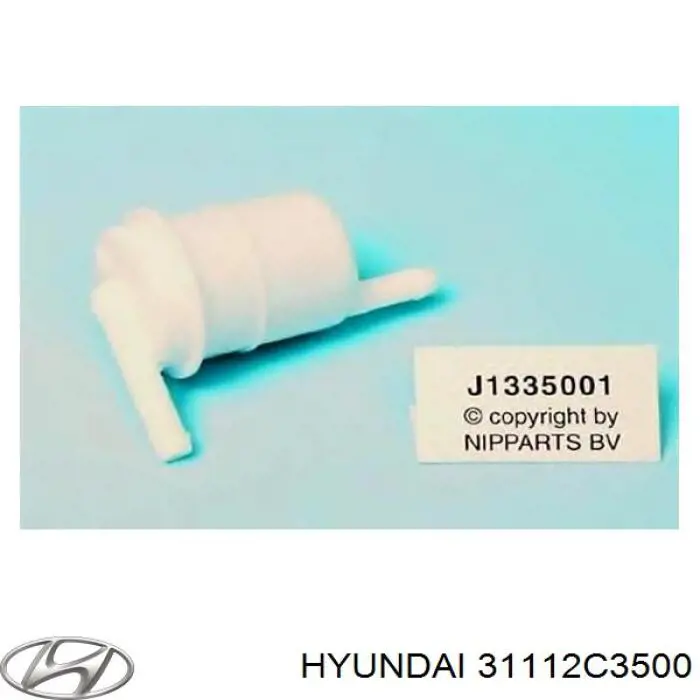 Filtr paliwa Hyundai/Kia 31112C3500 cena, od 24,76 USD