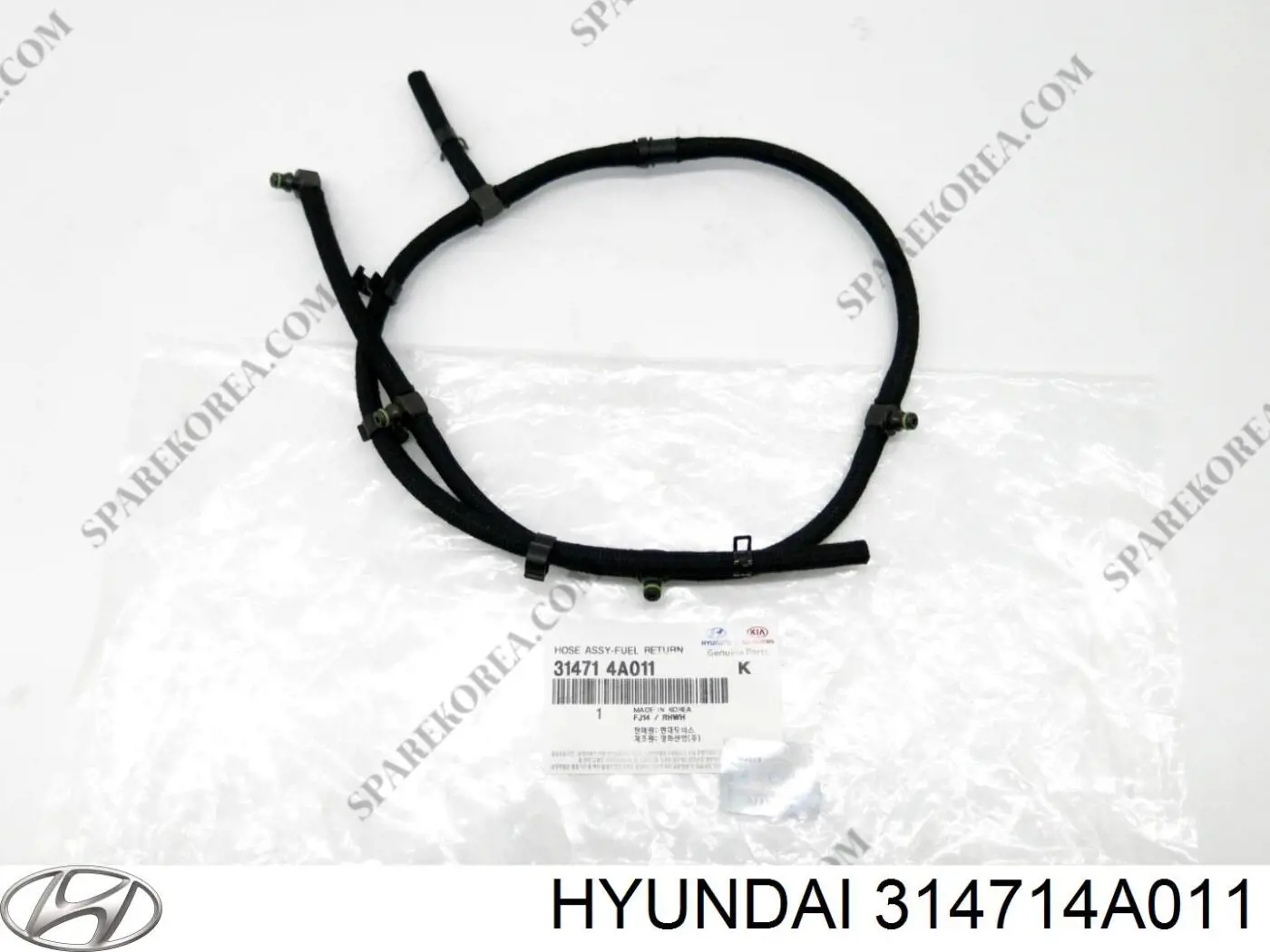 Rurka paliwa, zwrotna od wtryskiwaczy Hyundai/Kia 314714A011 cena, od 27,94 USD