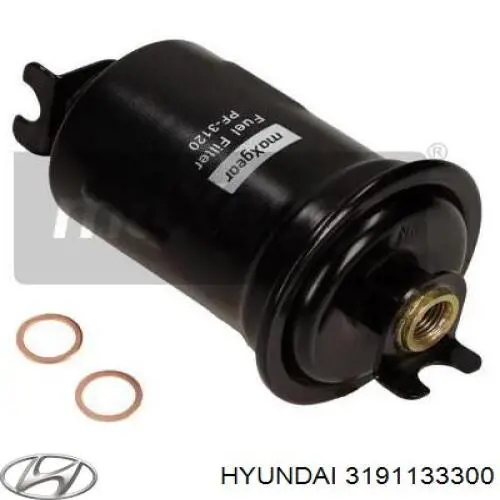 Do koszyka 3191133300 Hyundai/Kia Filtr paliwa