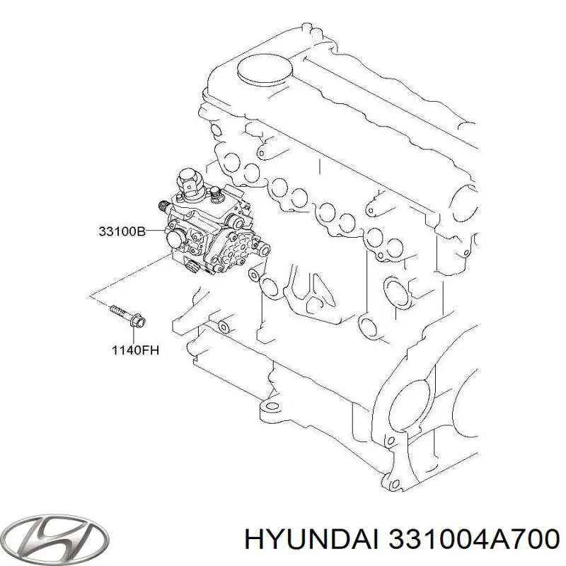Pompa wtryskowa wysokiego ciśnienia Hyundai/Kia 331004A700 cena, od 2313,43 USD