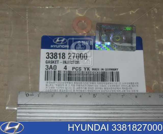 Do koszyka 3381827000 Hyundai/Kia Pierścień uszczelniający wtryskiwacza