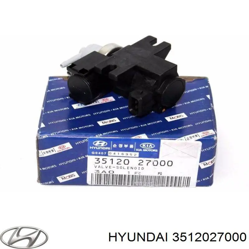 Przetwornik ciśnienia (solenoid) doładowania Hyundai/Kia 3512027000 cena, od 54,48 USD
