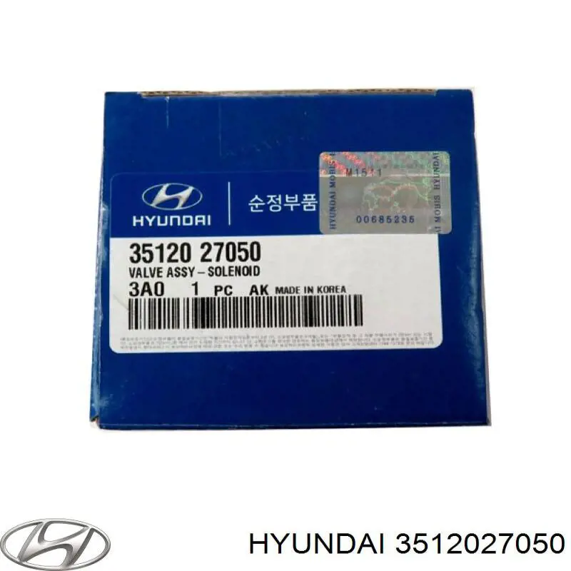 3512027050 Hyundai/Kia Zawór elektromagnetyczny regulacji klapy EGR
