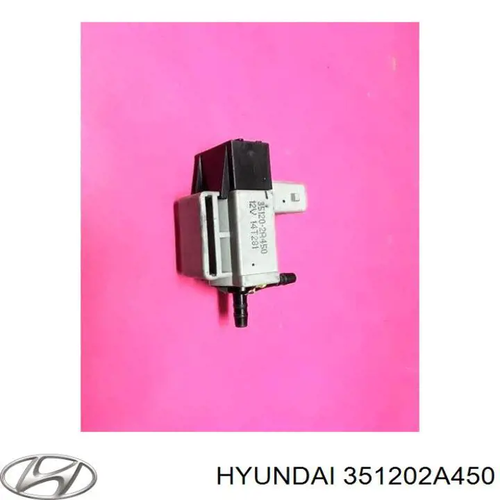 Do koszyka 351202A450 Hyundai/Kia Zawór elektromagnetyczny sterowania klapą powietrza wtórnego