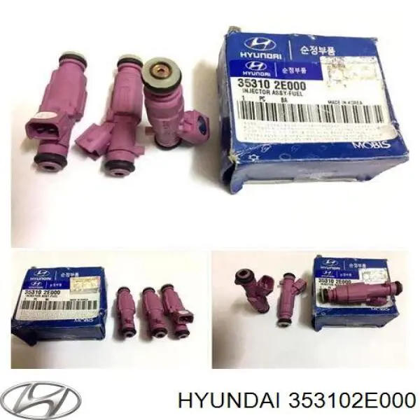 Wtryskiwacz paliwa Hyundai/Kia 353102E000 cena, od 31,43 USD