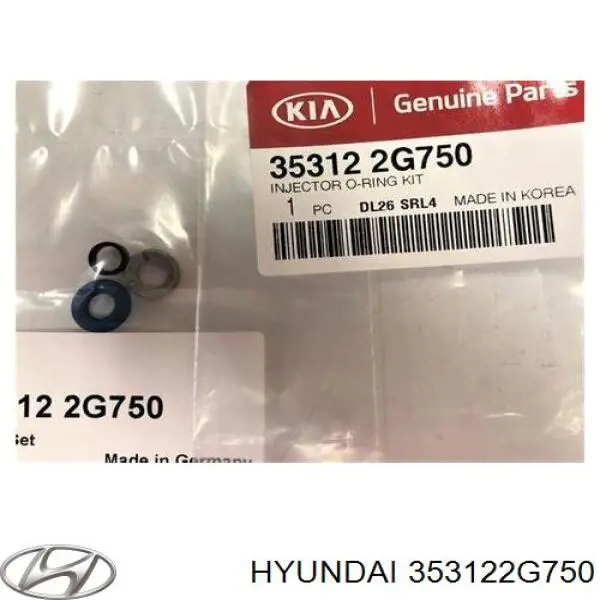 353122G750 Hyundai/Kia Pierścień uszczelniający wtryskiwacza