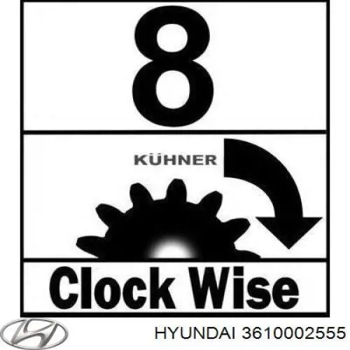 3610002555 Hyundai/Kia Rozrusznik