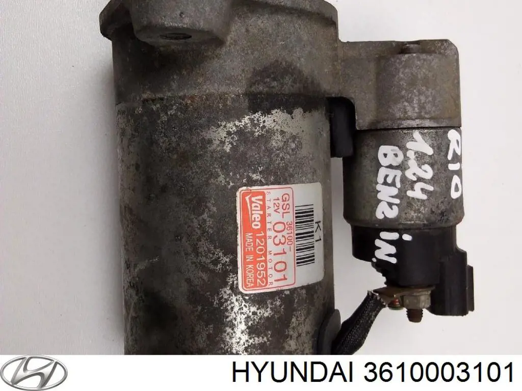 Rozrusznik Hyundai/Kia 3610003101 cena, od 69,81 USD