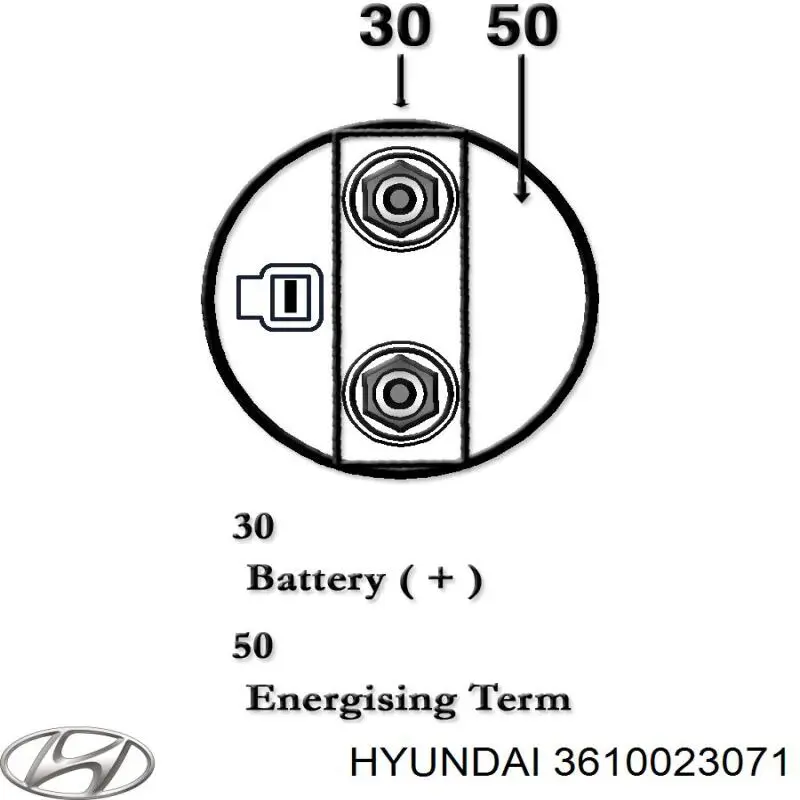 Do koszyka 3610023071 Hyundai/Kia Rozrusznik