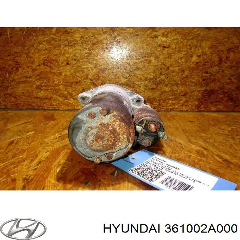 Do koszyka 361002A000 Hyundai/Kia Rozrusznik