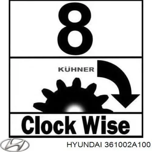 Rozrusznik 361002A100 Hyundai/Kia