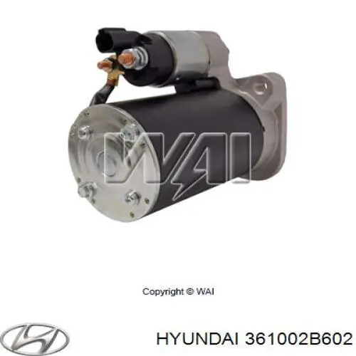 Rozrusznik Hyundai/Kia 361002B602 cena, od 74,55 USD
