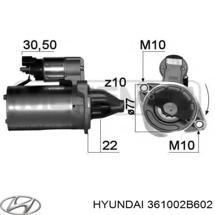 361002B602 Hyundai/Kia Rozrusznik