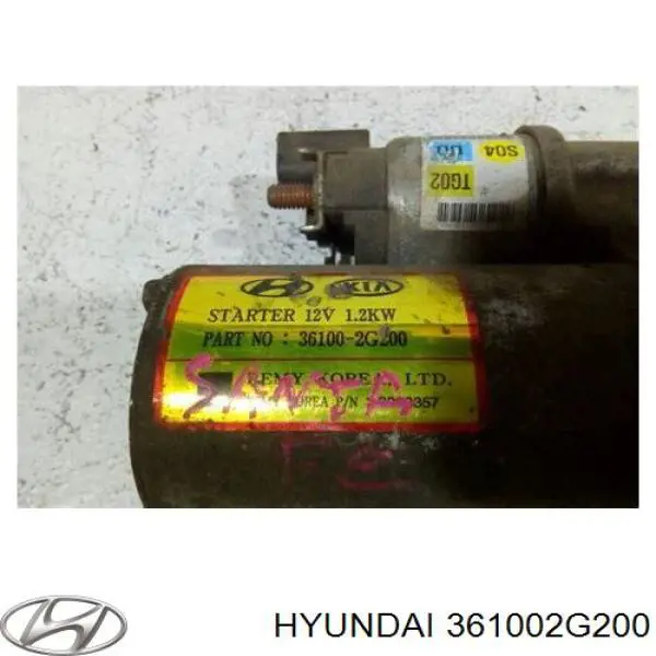 Rozrusznik 361002G200 Hyundai/Kia