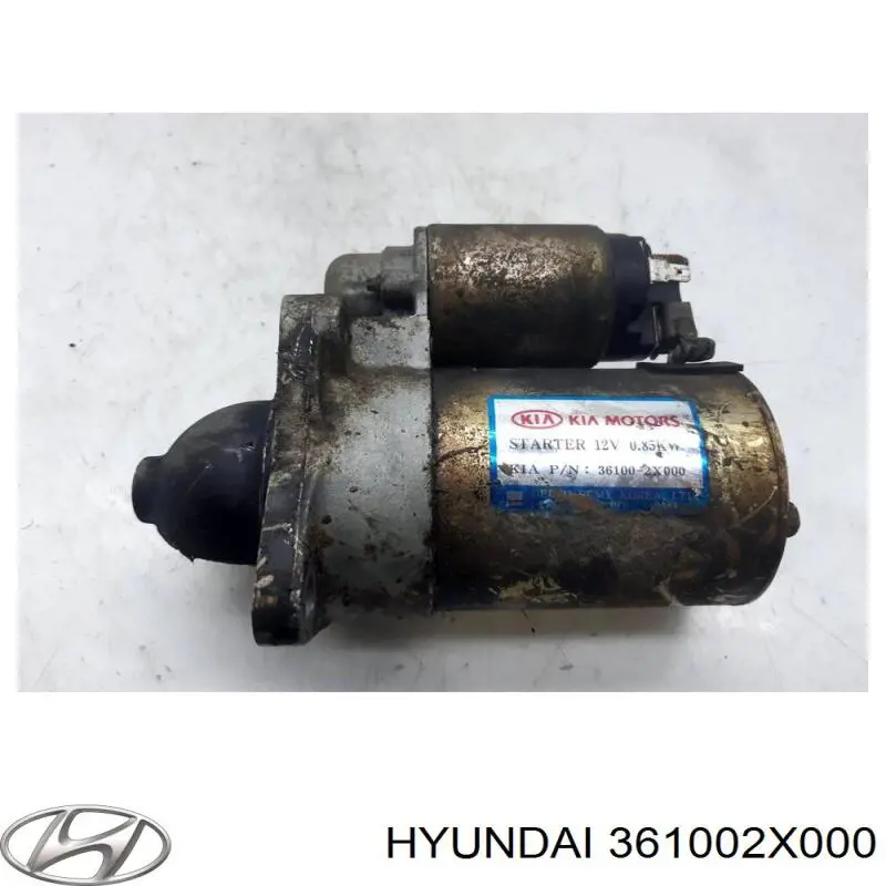 Rozrusznik Hyundai/Kia 361002X000 cena, od 52,78 USD