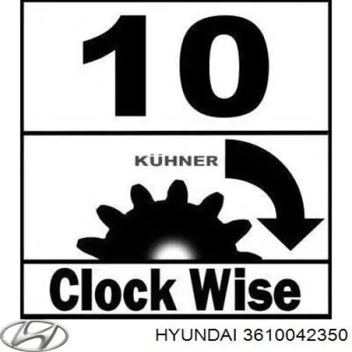 Do koszyka 3610042350 Hyundai/Kia Rozrusznik