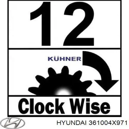 Rozrusznik 361004X971 Hyundai/Kia